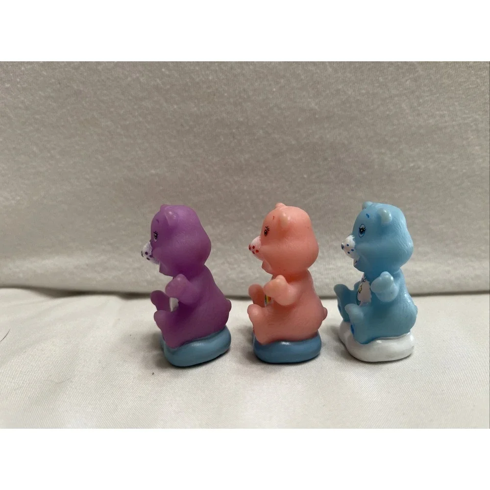 Lot of 3 Vintage CARE BEARS 1-3/4
